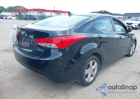 2012 Hyundai Elantra Gls from USA, damaged, VIN 5NPDH4AEXCH098067